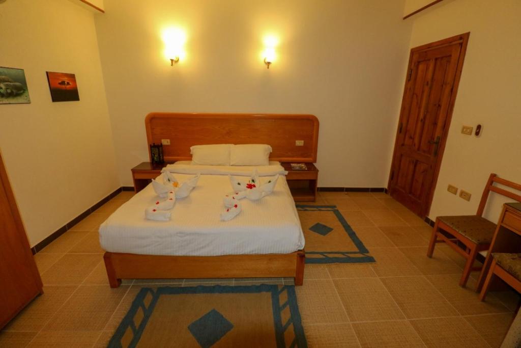 Postel nebo postele na pokoji v ubytování Acacia Dahab Hotel