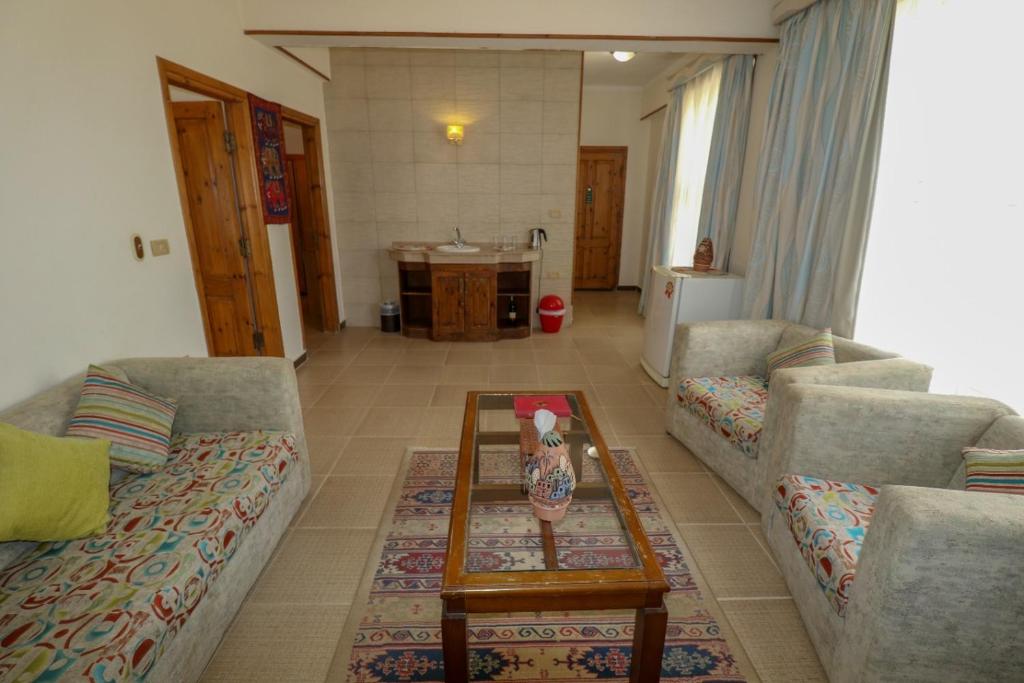 Posezení v ubytování Acacia Dahab Hotel