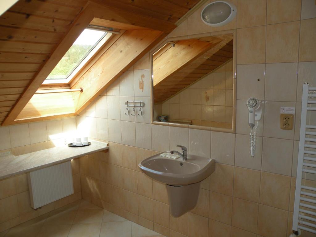 Kúpeľňa v ubytovaní Hotel Lesní dům