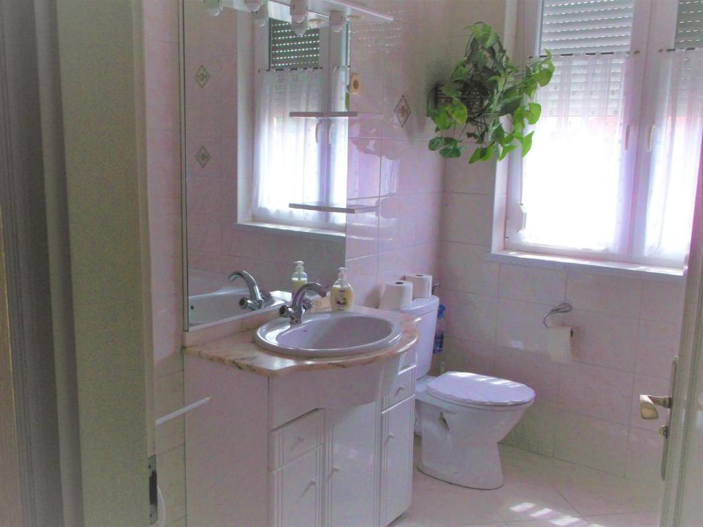 Koupelna v ubytování Big Apartman