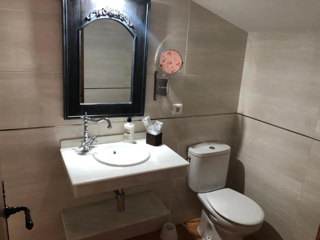 Koupelna v ubytování Hostal La Caballeriza