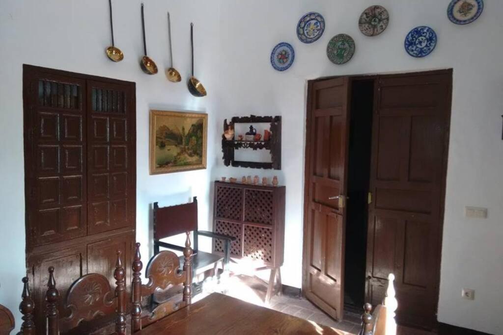 TV a/nebo společenská místnost v ubytování Casa El Carmen