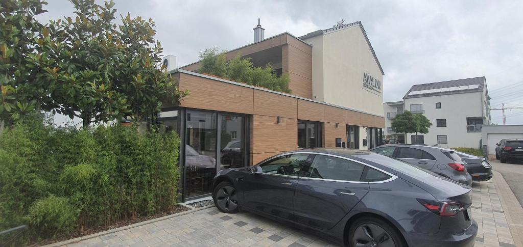 Budova, kde se aparthotel nachází