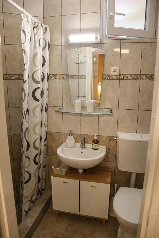 Kúpeľňa v ubytovaní Molnár Apartment