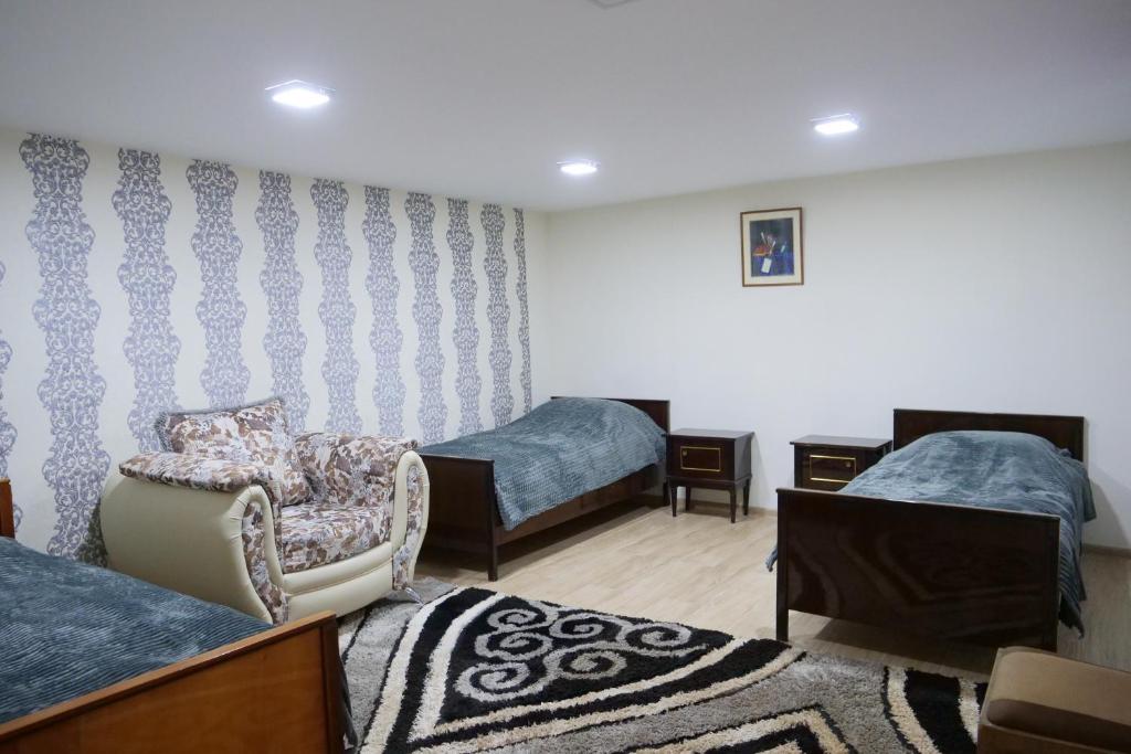 Posezení v ubytování Guest House Kumayri