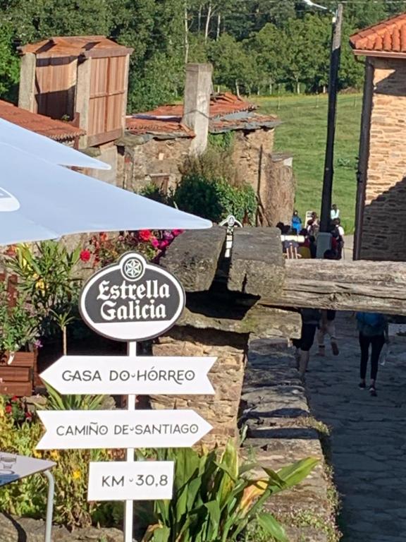 A garden outside Casa do Horreo