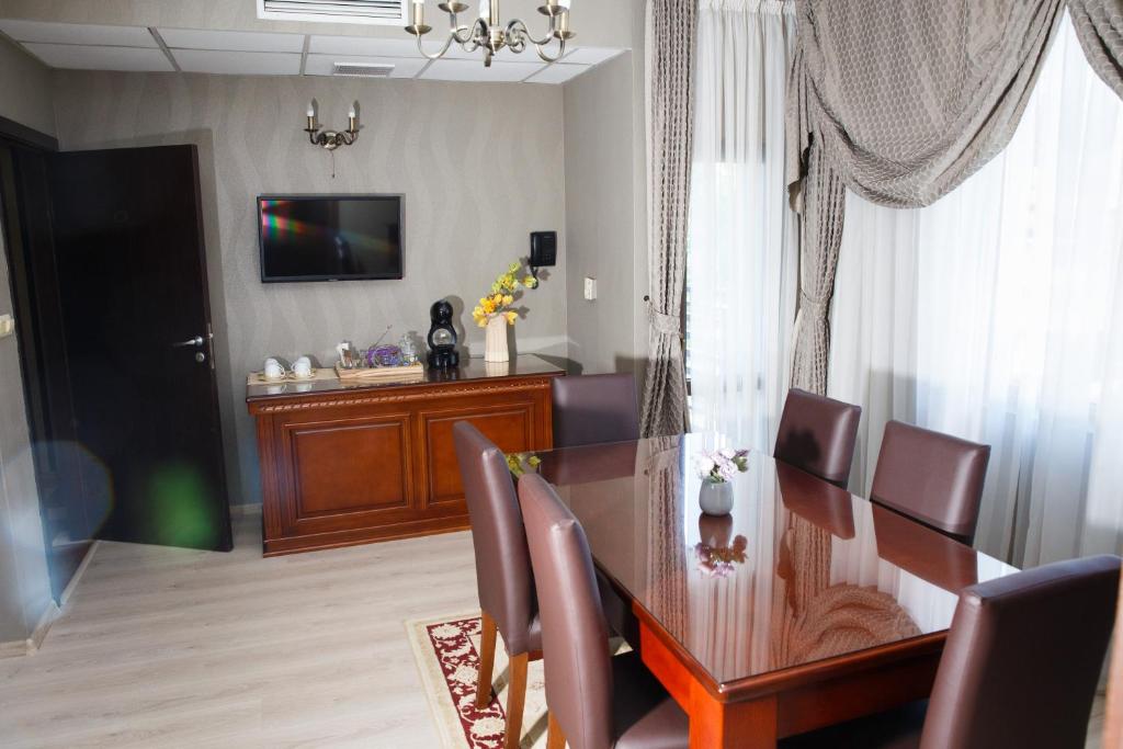 TV a/nebo společenská místnost v ubytování Spa Hotel Kleptuza