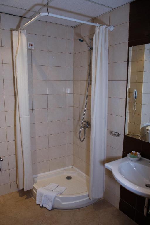 Koupelna v ubytování Spa Hotel Kleptuza