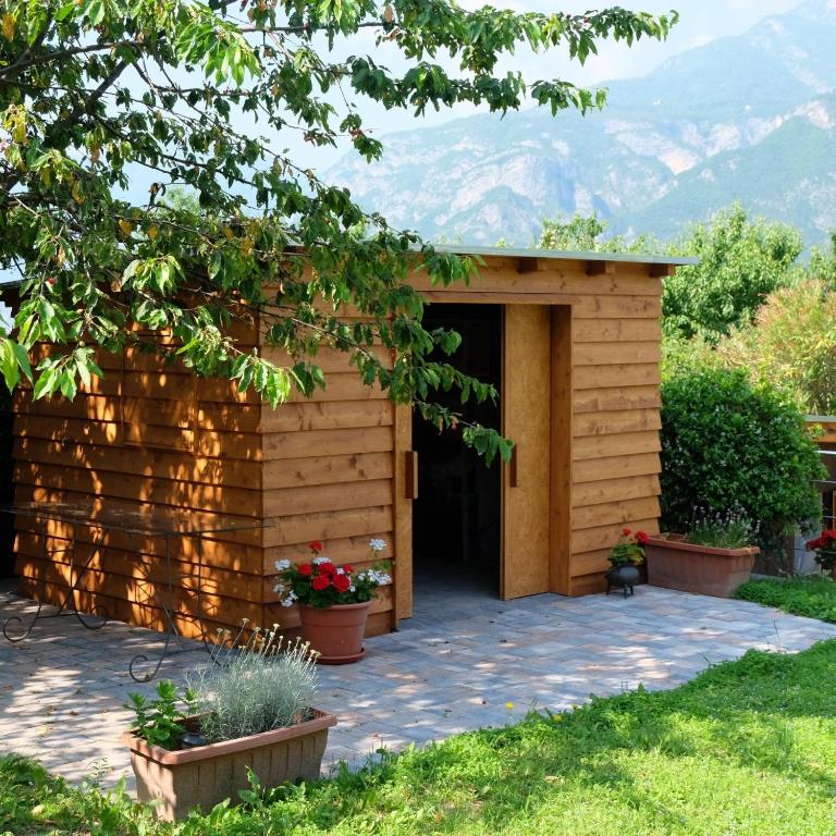 Výhľad na hory alebo výhľad na hory priamo z of the bed and breakfast