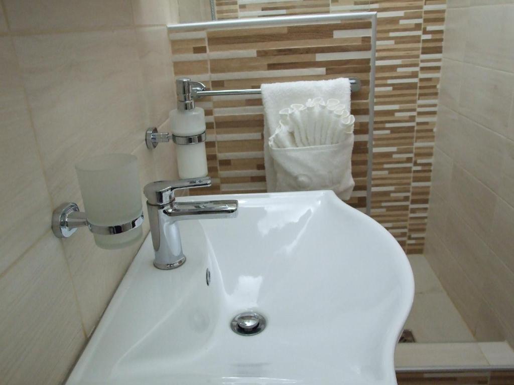 Koupelna v ubytování Apartman Nena