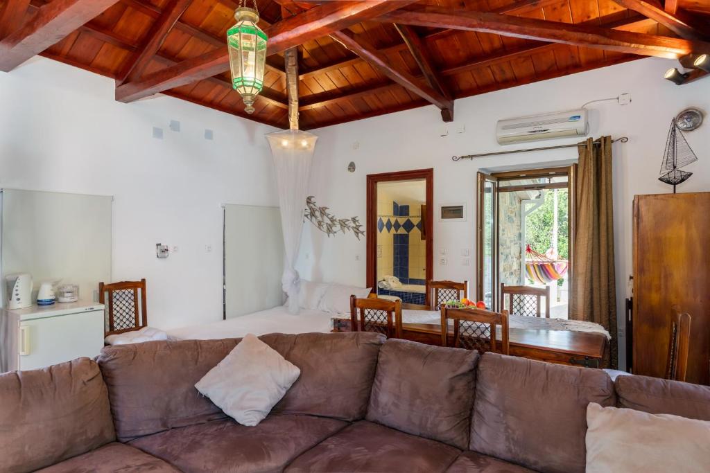 A seating area at Konstantina Yard Studio