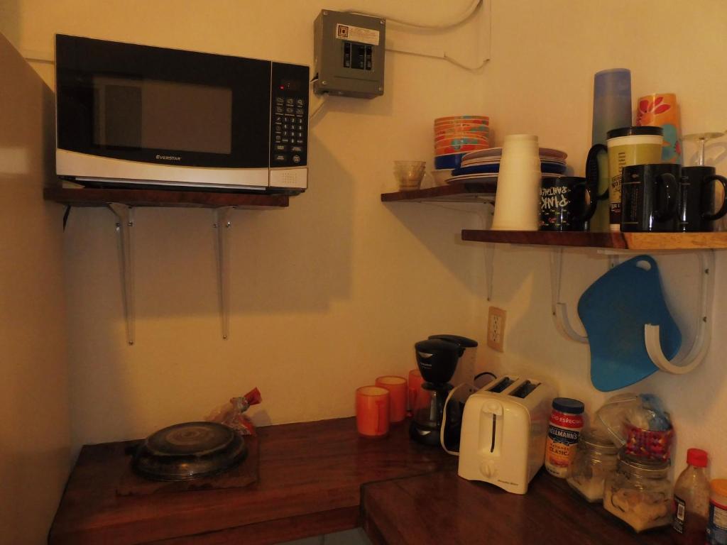Kuchyň nebo kuchyňský kout v ubytování Posada Casa Adriana