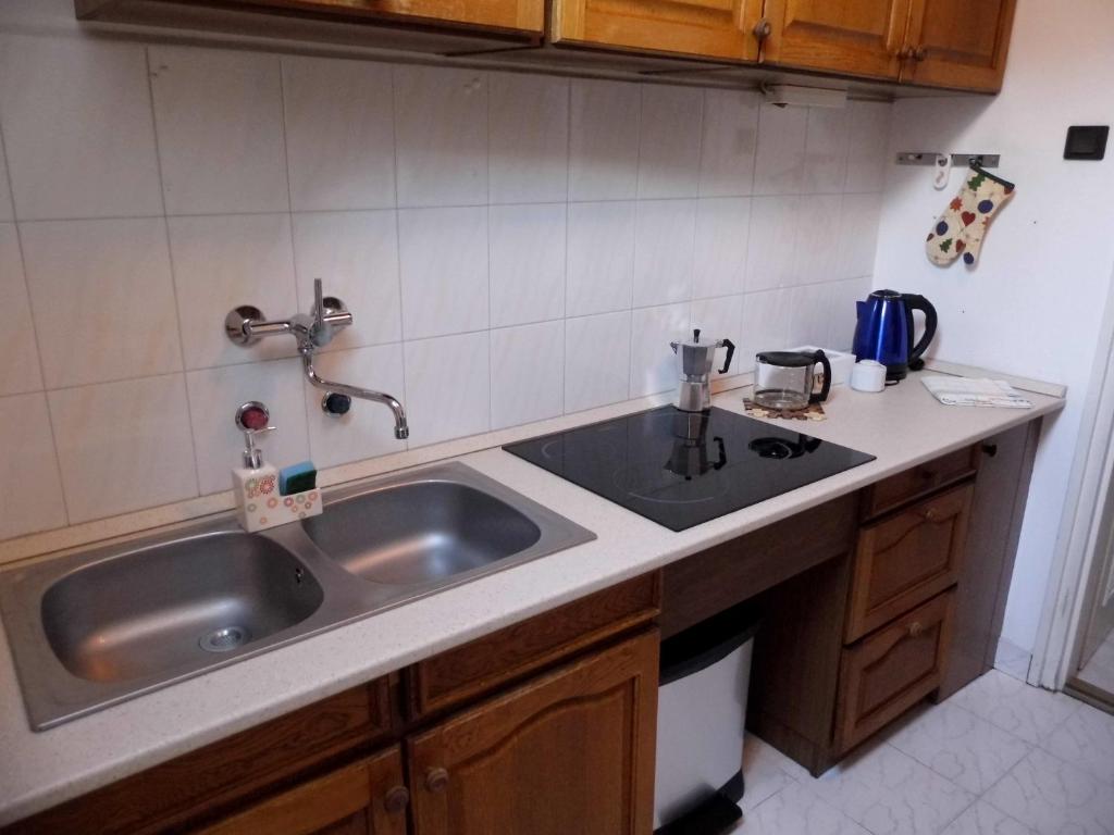 Kuchyň nebo kuchyňský kout v ubytování Millennium Villa