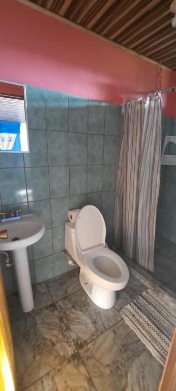 Koupelna v ubytování Casa Caribe