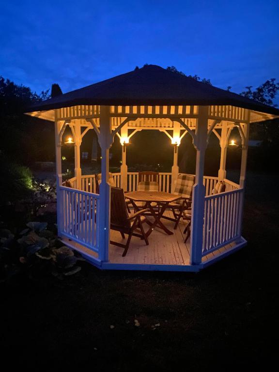 Patio nebo venkovní prostory v ubytování BohoFyn