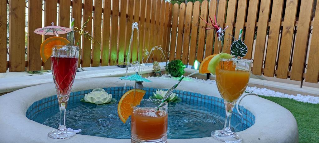 Nápoje v ubytovaní Evris House oasis