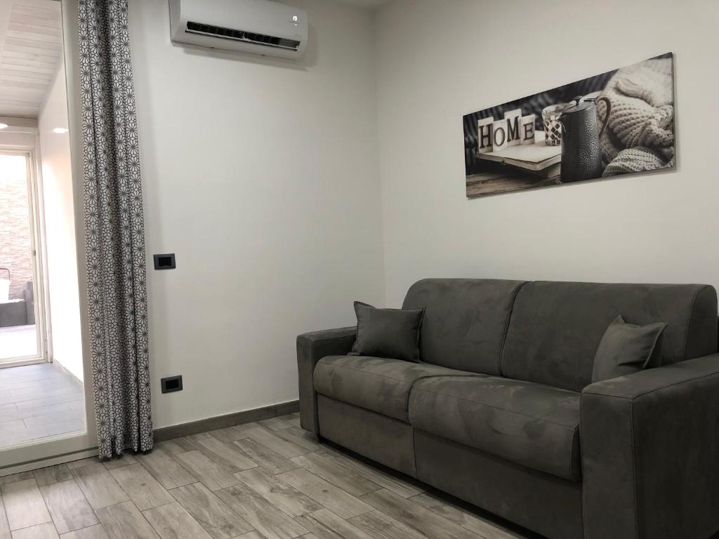 Część wypoczynkowa w obiekcie Sunrise Beach Apartment Trapani