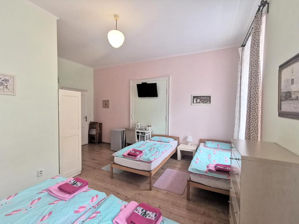 Postel nebo postele na pokoji v ubytování Ubytování Inka