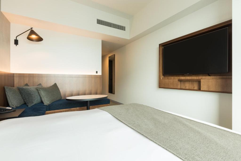 TV a/nebo společenská místnost v ubytování Hotel Metropolitan Kawasaki