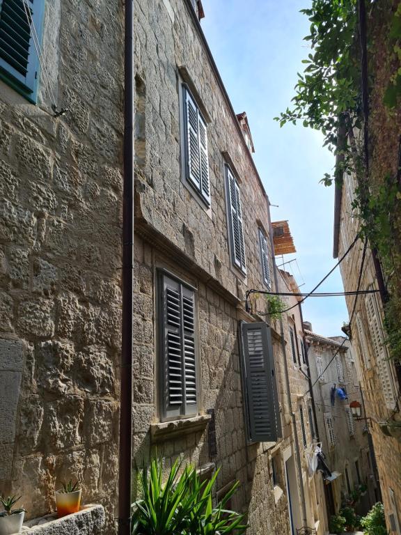 an alley in an old stone building at Lemon&Stone in Korčula