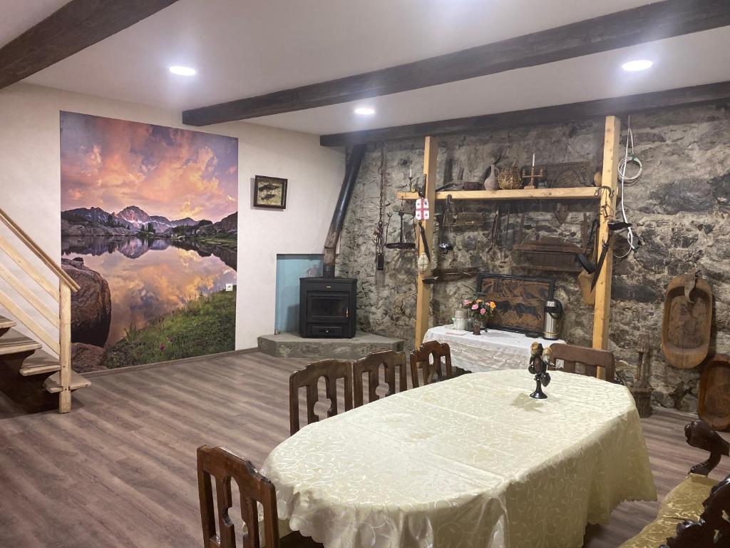 Posezení v ubytování IURI udesiani's GUESTHOUSE