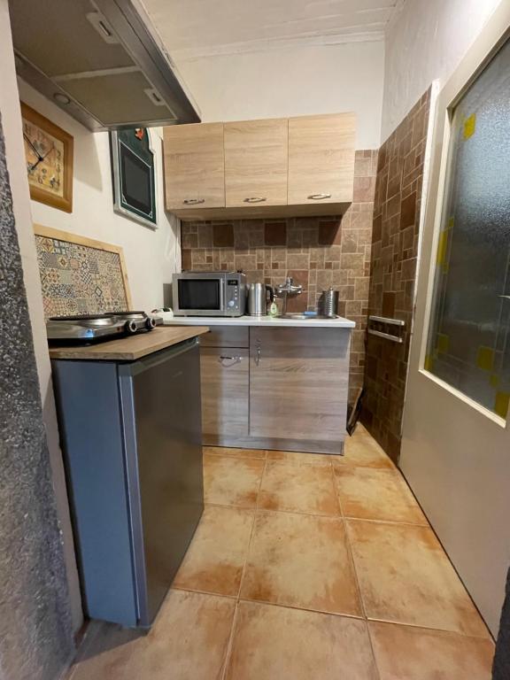 Kuchyň nebo kuchyňský kout v ubytování Studio Colonial
