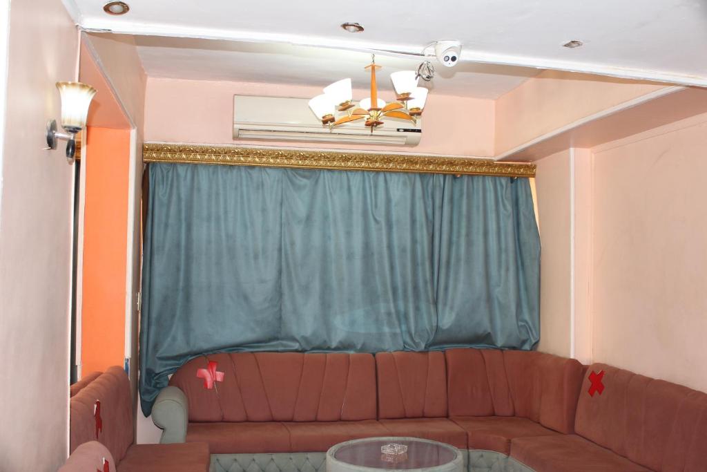 Posezení v ubytování Tiba Hotel
