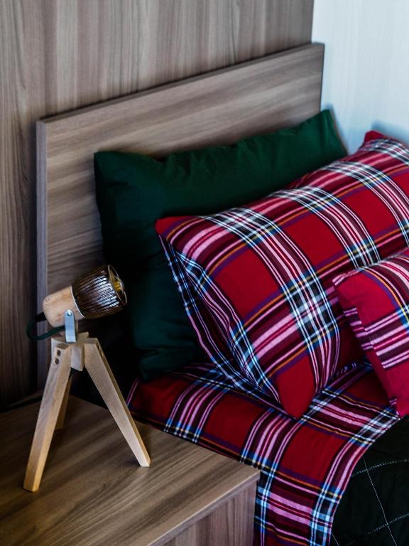 Postel nebo postele na pokoji v ubytování Appartamento nel cuore dell'Appennino Tosco-Emiliano