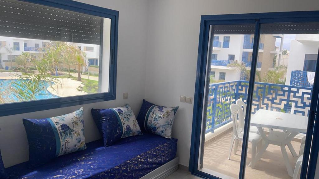 Balkón nebo terasa v ubytování Appartement de luxe avec piscine a 5 min de la plage