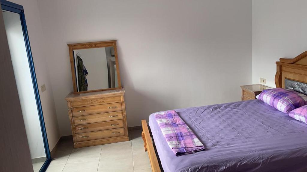 Postel nebo postele na pokoji v ubytování Appartement de luxe avec piscine a 5 min de la plage