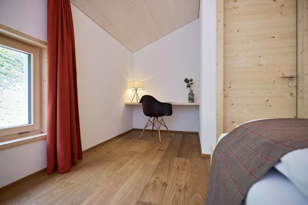Istumisnurk majutusasutuses Hotel Klausenpass