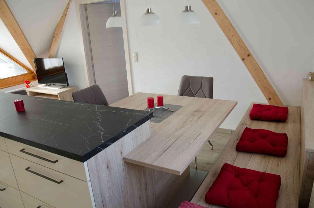 Kuchyňa alebo kuchynka v ubytovaní Voitsberg-Apartments