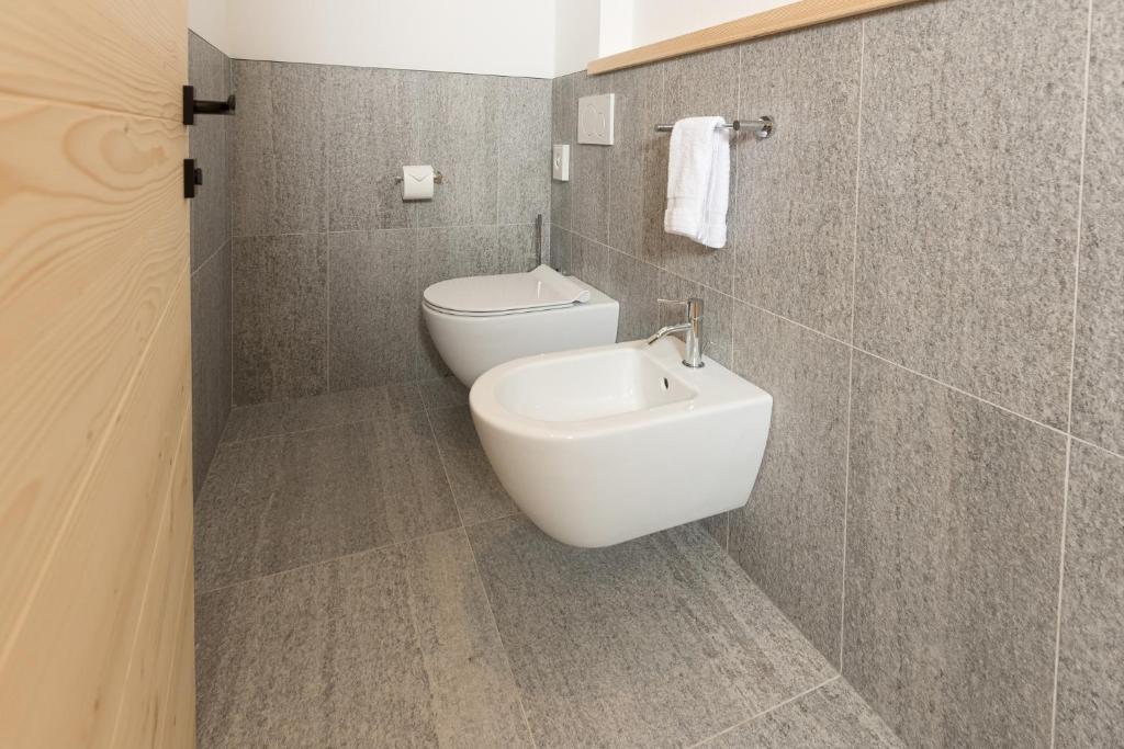 Koupelna v ubytování Hotel Li Anta Rossa