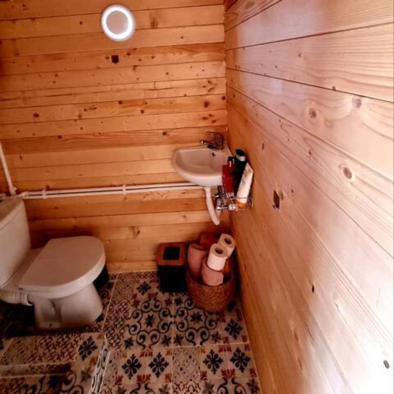 Koupelna v ubytování Serenity Retreats Maciuca