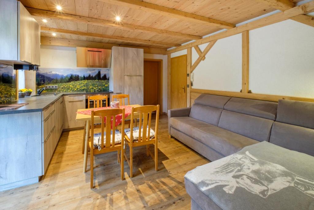 Kuchyň nebo kuchyňský kout v ubytování Gästehaus Mooswiese