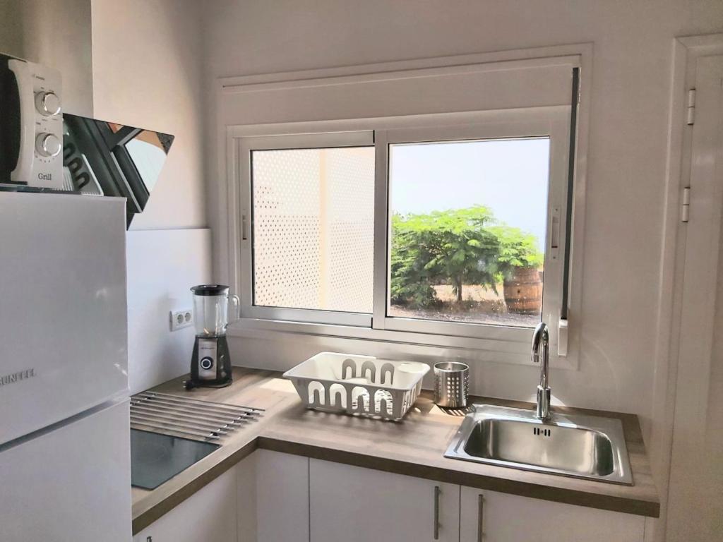 Kuchyň nebo kuchyňský kout v ubytování Loft Con Encanto