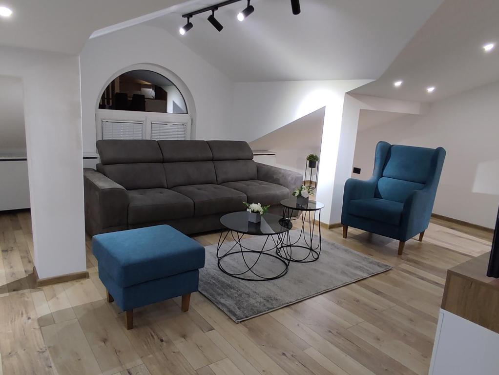Posezení v ubytování Sky Luxury