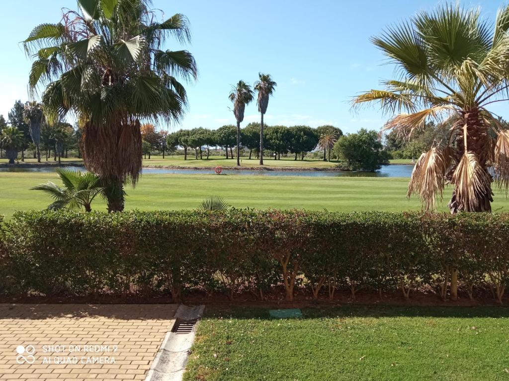 Ogród w obiekcie Apartamento T2, Urbanização Golf, Isla Canela