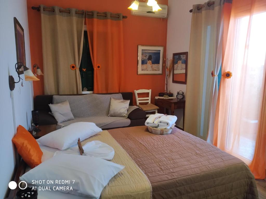 Postel nebo postele na pokoji v ubytování Violetta Rooms