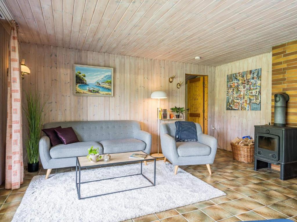 Posezení v ubytování Holiday home Oksbøl LXXIII