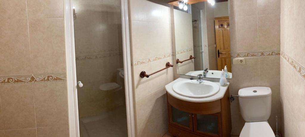 A bathroom at La Casa de la Abuela