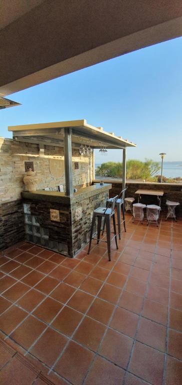 Balkón alebo terasa v ubytovaní Oceanum Visum Spa Deluxe