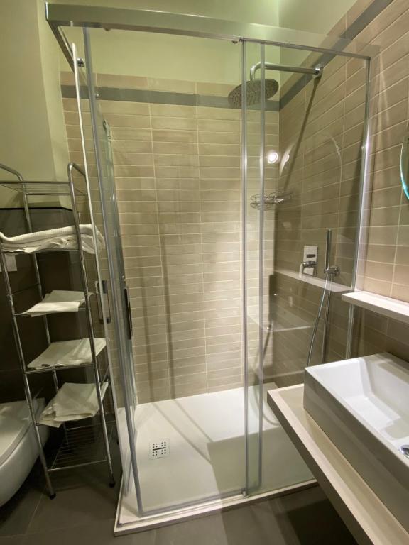 Koupelna v ubytování Hotel Parco Delle Rose