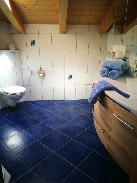 Koupelna v ubytování Haus Kristall
