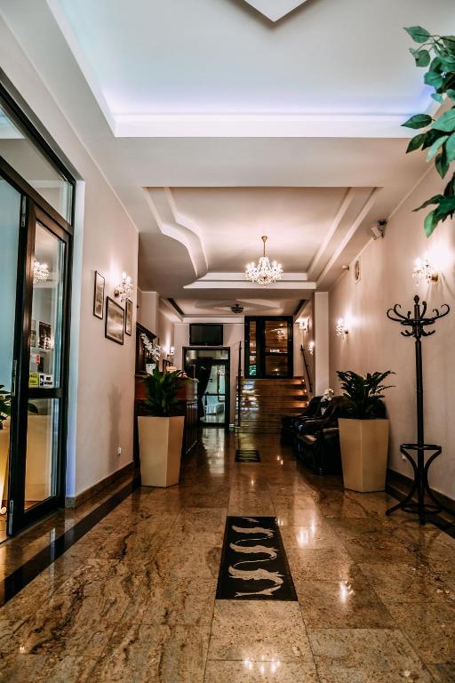 Zona de hol sau recepție la Gościniec Kaszubski