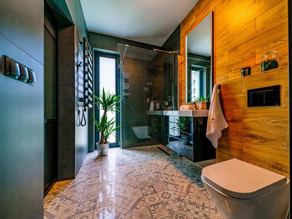 Kúpeľňa v ubytovaní Highlander House