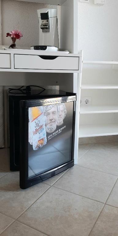 Kuchyň nebo kuchyňský kout v ubytování Helles Doppelzimmer mit Bad, Terrasse und Pool, seperater Eingang, Liznjan, Istrien