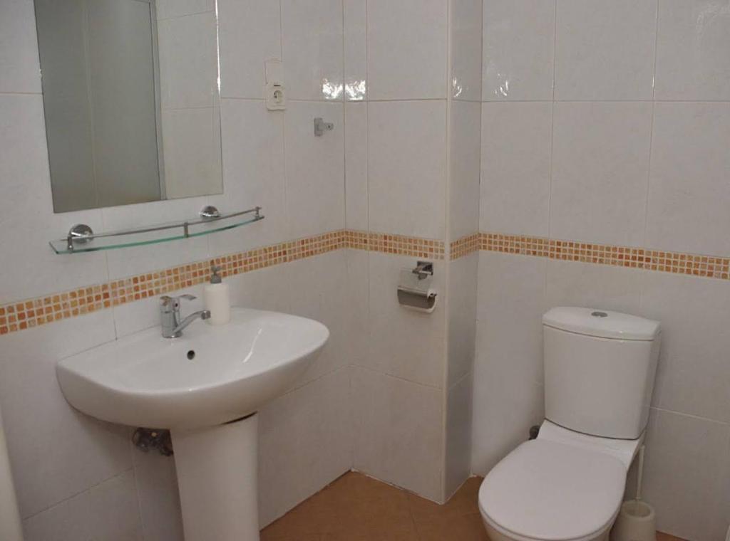 Koupelna v ubytování Hotel 7