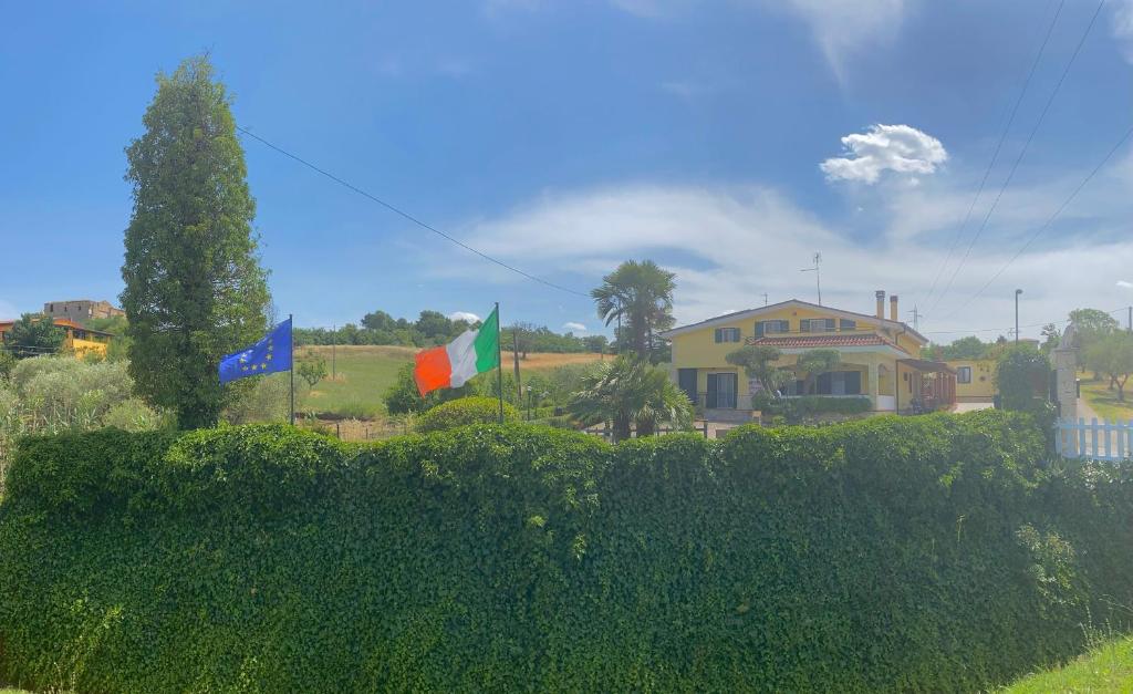 Zahrada ubytování Il Nido Delle Rondini