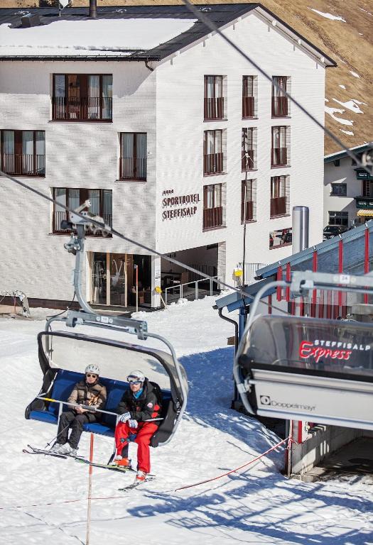 Hotel Steffisalp v zimě